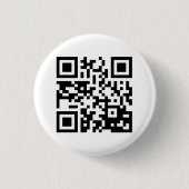 Knop QR-code thema Ronde Button 3,2 Cm (Voorkant)