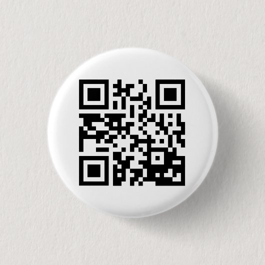 Knop QR-code thema Ronde Button 3,2 Cm (Voorkant)