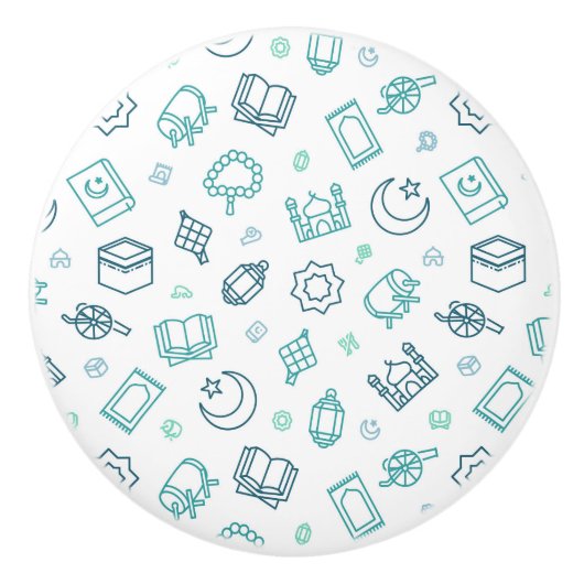 knop Ramadan Doodles (Voorkant)