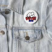 Knop Red VOTE 2018 Ronde Button 5,7 Cm (In situ)