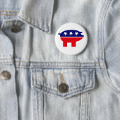Knop Republican Pig Ronde Button 5,7 Cm (In situ)