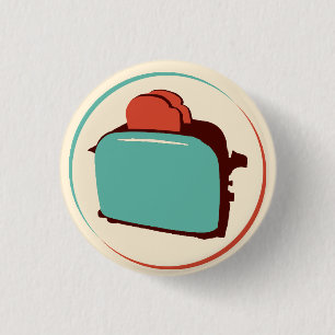 Knop Retro Toaster Ronde Button 3,2 Cm