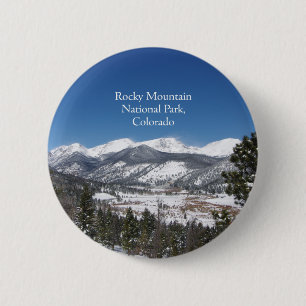 knop Rocky Mountain National Park Ronde Button 5,7 Cm