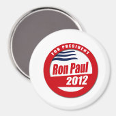 Knop Ron Paul 2012 Magneet (Voorkant / Achterkant)