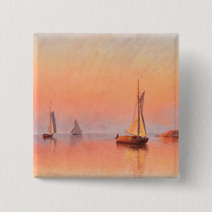 Knop Sailboten van Abrahamsson Vierkante Button 5,1 Cm