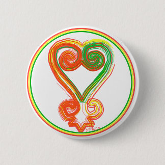 Knop Sankofa Ronde Button 5,7 Cm