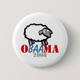 Knop schapen van oBAAma Ronde Button 5,7 Cm