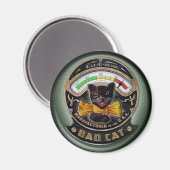 Knop Slechte Cat Magneet (Voorkant / Achterkant)