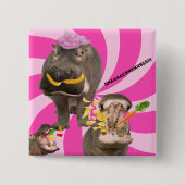 Knop Snacks Vierkante Button 5,1 Cm (Voorkant)