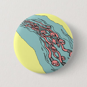 knop, sperma, mannen ronde button 5,7 cm