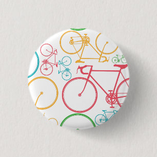 knop Sporty cycle Ronde Button 3,2 Cm