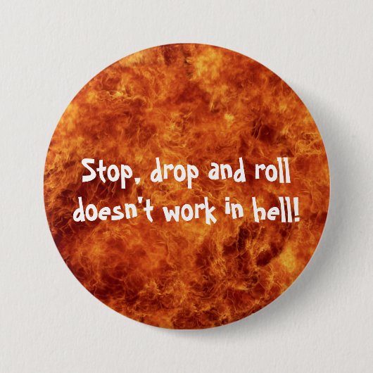 Knop Stoppen, neerzetten en draaien Ronde Button 7,6 Cm (Voorkant)