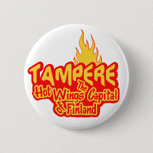 Knop Tampere Hot Wings Ronde Button 5,7 Cm