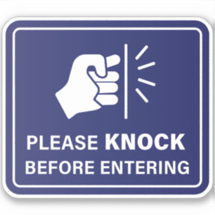 Knop Teken Sticker