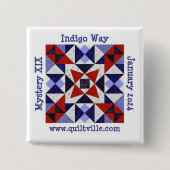 Knop Terug pinnen Vierkante Button 5,1 Cm (Voorkant)