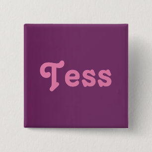 Knop Tess Vierkante Button 5,1 Cm
