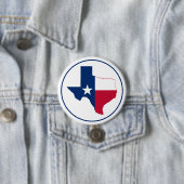 Knop Texas map Ronde Button 7,6 Cm (In situ)