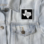Knop Texas Voters registreren Vierkante Button 5,1 Cm (In situ)