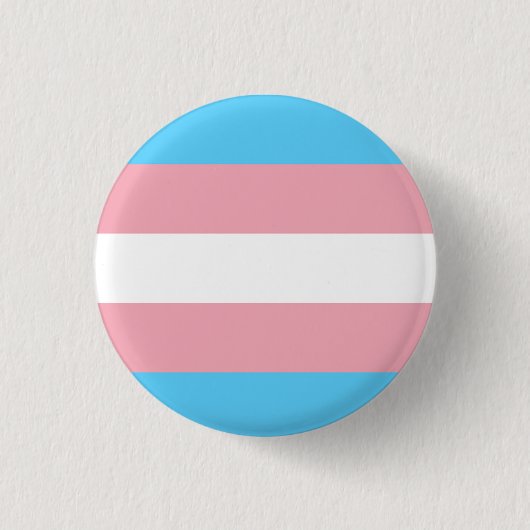 Knop Transgender-vlag Ronde Button 3,2 Cm (Voorkant)