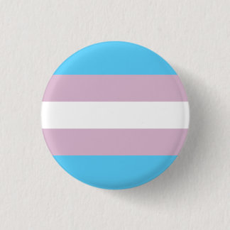 Knop TransPride vlag Ronde Button 3,2 Cm