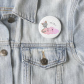 Knop Unicat Cloud Meow Ronde Button 5,7 Cm (In situ)