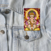 Knop van Heer Ganesha Button (Insitu)