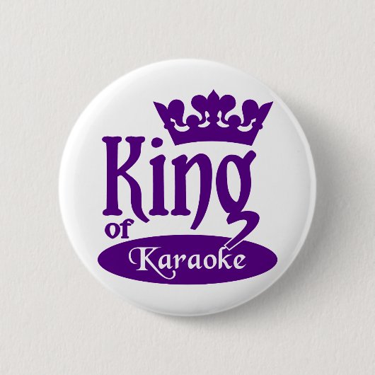 Knop van Karaoke Ronde Button 5,7 Cm (Voorkant)