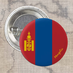 Knop van Mongolië, patriottische mode van de Mongo Ronde Button 3,2 Cm