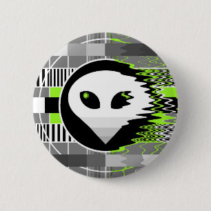 Knop voor Alien TV Round Ronde Button 5,7 Cm