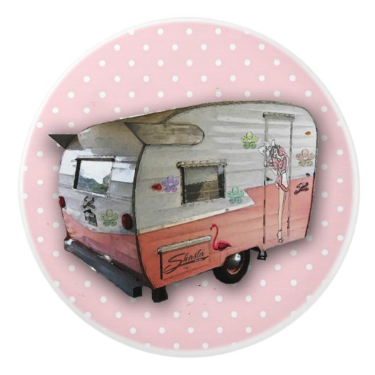 knop voor de lade van de Camper (Voorkant)