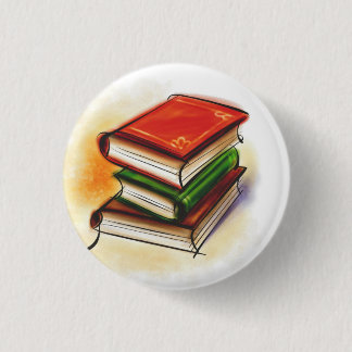 knop voor het boekenuitvergooien ronde button 3,2 cm