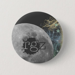 Knop voor het lezen, Dia Calhoun Ronde Button 5,7 Cm