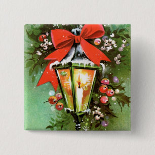  knop voor kerstverlichting vierkante button 5,1 cm