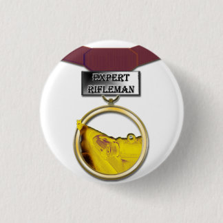 Knop voor medaille van expert Rifleman Ronde Button 3,2 Cm