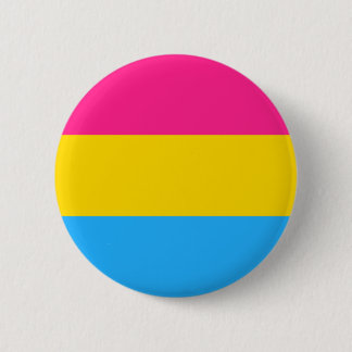 Knop voor pansexualiteitsvlag ronde button 5,7 cm