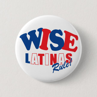 knop voor zonewijze latina rood blauw ronde button 5,7 cm