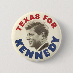Knop voor zwarte humor Texas voor Kennedy Ronde Button 5,7 Cm