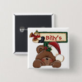 Knop Voorraden chatten Vierkante Button 5,1 Cm (Voorkant /achterkant)