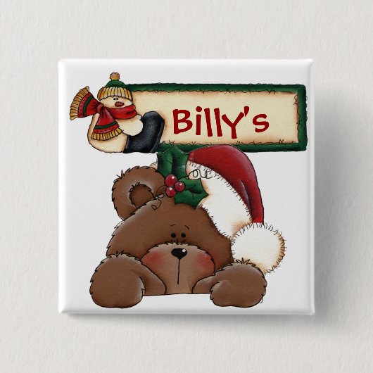 Knop Voorraden chatten Vierkante Button 5,1 Cm (Voorkant)