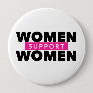 Knop Vrouwen Steunen Vrouwen Ronde Button 4,0 Cm