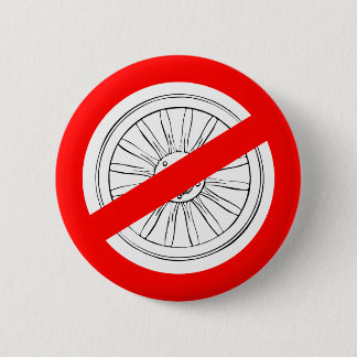 Knop "Wagonwiel" stoppen met afspelen Ronde Button 5,7 Cm