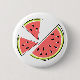 Knop Watermeloenen Ronde Button 5,7 Cm