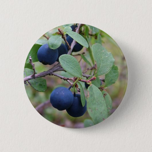 Knop Wild Berries Ronde Button 5,7 Cm (Voorkant)