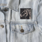 knop Wilde brand Vierkante Button 5,1 Cm (In situ)