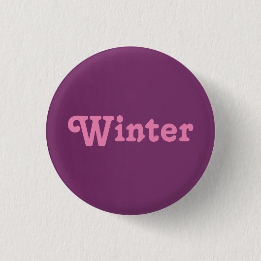 Knop Winter Ronde Button 3,2 Cm (Voorkant)
