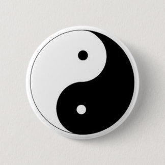 knop Ying-Yang Ronde Button 5,7 Cm