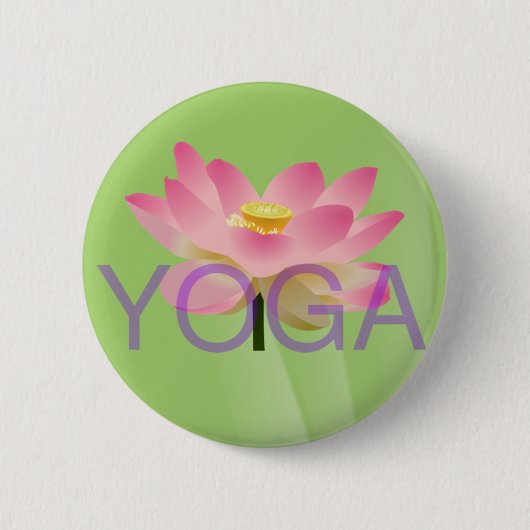 knop yoga lotus ronde button 5,7 cm (Voorkant)