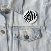 Knop Zebra Print Ronde Button 5,7 Cm (In situ)