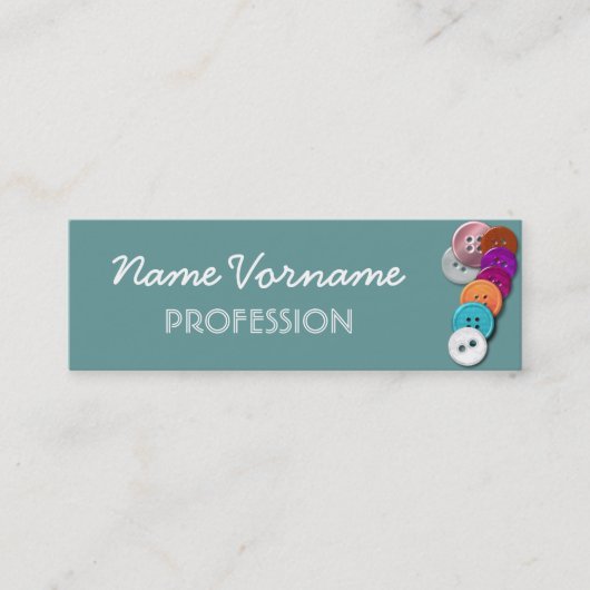 knöpfe mini visitekaartje (Voorkant)