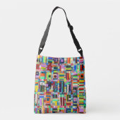 knoppatroon canvas tas (Achterkant)